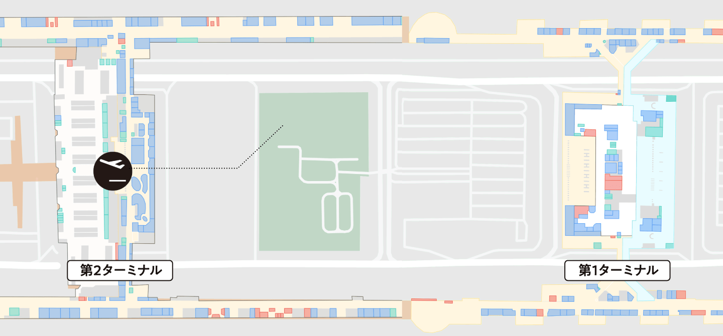 桃園空港 第2ターミナル 第1ターミナル